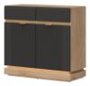 Obrazek Komoda dwudrzwiowa Milton ML02 z szufladami antracyt