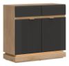 Obrazek Komoda dwudrzwiowa Milton ML02 z szufladami antracyt