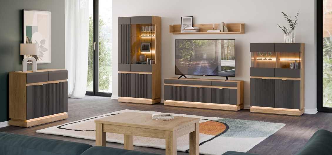 System Milton dąb cremona torro/antracyt