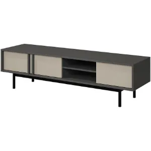 Obrazek Szafka RTV 160 Alsy 9 Beż Jasny/Antracyt