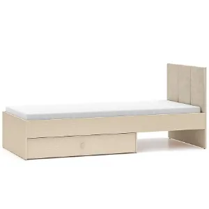 Obrazek Łóżko Mevel 08 piasek pustyni/szary pallad