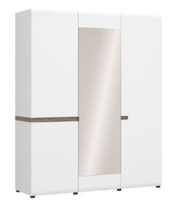 Obrazek Szafa trzydrzwiowa Linate3D z lustrem TYP 22A