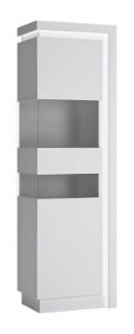 Obrazek Witryna wysoka jednodrzwiowa Lyon LYOV03L lewa biały