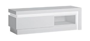 Obrazek Szafka RTV z szufladą Lyon 1S LYOF02 biały