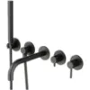 Obrazek Bateria wannowa 5-otworowa podtynkowa Y grafit
