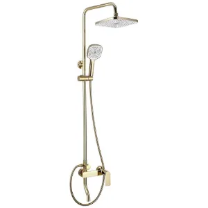 Obrazek Zestaw natryskowy Rea Storm złoty MY1902-77G