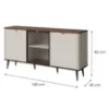 Obrazek Komoda 160 Marly 7 3d Orzech/Kashmir