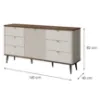 Obrazek Komoda 160 Marly 9 1d6s Orzech/Kashmir