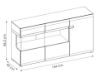 Obrazek Komoda trzydrzwiowa Linate 3D TYP 42