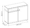 Obrazek Komoda dwudrzwiowa Linate 2D-1S TYP 35