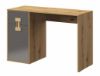 Obrazek Biurko 120 z szufladą Index 10 dąb artisan/szary połysk