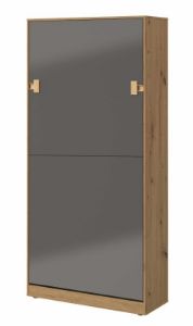 Obrazek Półkotapczan młodzieżowy, pionowy Index 19 dąb artisan/szary połysk