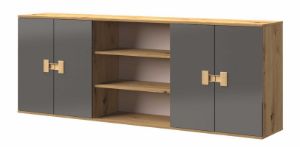 Obrazek Nadstawka na półkotapczan poziomy Index 21 dąb artisan/szary połysk