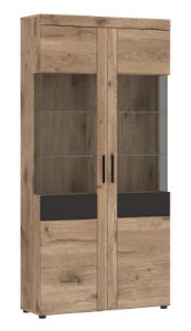 Obrazek Witryna wysoka dwudrzwiowa Grano 2D GRNV02