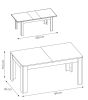 Obrazek Stół rozkładany 160-200 cm Grano D181 CNAT03
