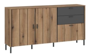 Obrazek Komoda dwudrzwiowa Shirley z szufladami 2D1K2S SHIK105