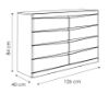 Obrazek Komoda z szufladami Summer 8S TYP 44