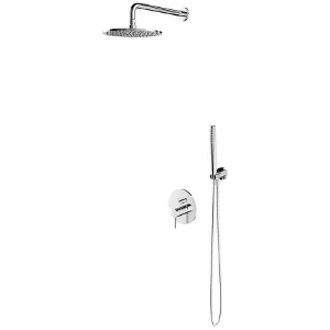 Obrazek System prysznicowy podtynkowy z baterią mechaniczną Y nikiel