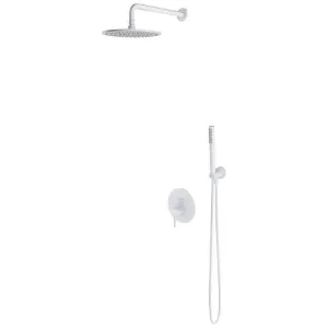 Obrazek System prysznicowy podtynkowy z baterią mechaniczną Y biały mat