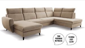 Obrazek Narożnik rozkładany Torro XL lewy beżowy