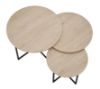 Obrazek Stolik okrągły Alto 70 cm dąb cremona/czarny