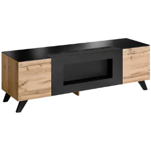 Obrazek Szafka RTV Thin Wotan/Biokominek