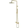 Obrazek System natryskowy z deszczownicą i baterią termostatyczną Y mosiądz szczotkowany
