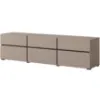 Obrazek Szafka RTV Cross  3k3s Congo/Czarny 41