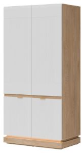 Obrazek Szafa czterodrzwiowa Milton ML08 dąb cremona torro/biały