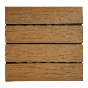 Obrazek Podest tarasowy wpc Teak – struktura drewna 300x300