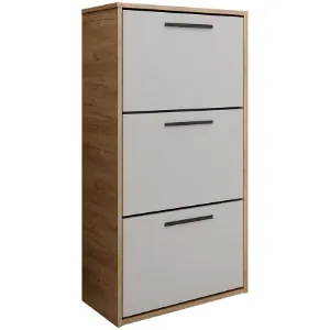 Obrazek Szafka na buty Asper Stojąca Fr. Biały/Craft