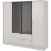 Obrazek Szafa Kelly 4D RM cashmere z led