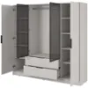 Obrazek Szafa Kelly 4D RM cashmere z led