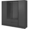 Obrazek Szafa Kelly 4D RM grafit z led