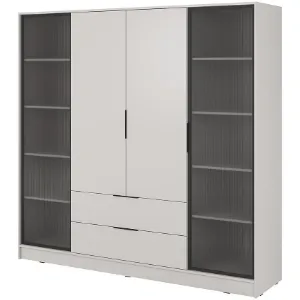 Obrazek Szafa Kelly 4D RD cashmere z led