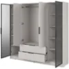 Obrazek Szafa Kelly 4D RD cashmere z led