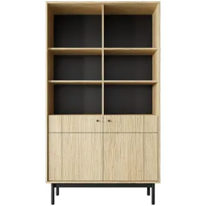 Obrazek Regał Japandi R104 dąb linea