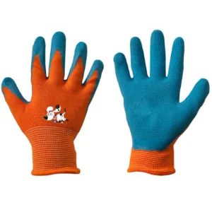 Obrazek Rękawice ochronne ORANGE lateks, rozmiar 4