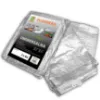 Obrazek Plandeka wzmacniana silver 3 x 4m, 120g