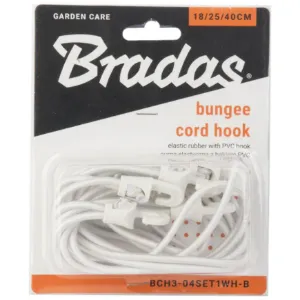 Obrazek Zestaw gum z hakiem PVC BUNGEE CORD HOOK 2x18cm / 2x25cm / 2x40cm,