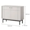 Obrazek Komoda Japandi K104 kaszmir