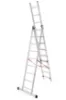 Obrazek Drabina aluminiowa 3-częściowa 3x9