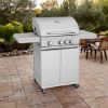 Obrazek Mercado grill gazowy Vibes Silver 3+1 11,5 kW
