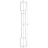 Obrazek Wąż prysznicowy 150 cm srebrny