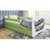 Obrazek Łóżko dziecięce Babydreams+SZ+M zielony 80x160 auto