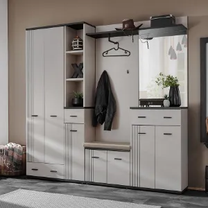 Obrazek Garderoba Hugo IV Cc Hg4+P2 Poduszka Kaszmir/Czarny