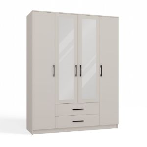 Obrazek Szafa Graviola 160 z lustrem kaszmir beż