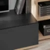 Obrazek Meblościanka Silk 3 Rzs Sk3 Dąb Ribbeck/Czarny