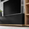 Obrazek Meblościanka Silk 3 Rzs Sk3 Dąb Ribbeck/Czarny