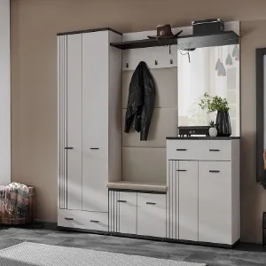 Obrazek Garderoba Hugo VII Cc Hg7+P2 Poduszka Kaszmir/Czarny